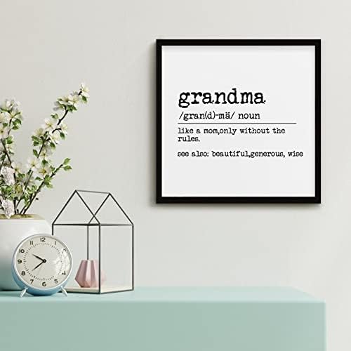 Grandma Definition Wood Framed Sign Home Decor