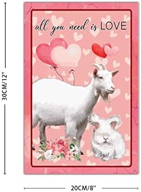 Wodevor Valentines Day Wooden Wall Sign 8x12in All You Need is Love