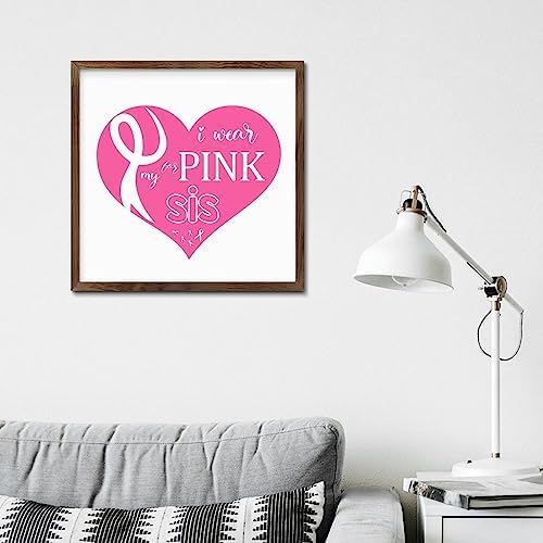 Rustic Framed Wood Sign 12x12in for Home Decor