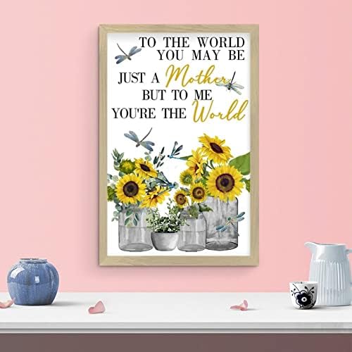 Sunflower Decorative Wood Sign for Bedroom and Nursery