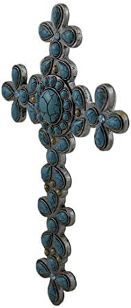Zeckos Divine Flower Wall Cross Decor