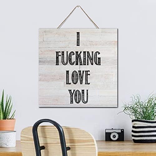 Autravelco Rustic Wall Art 12x12 Inch Wooden Sign