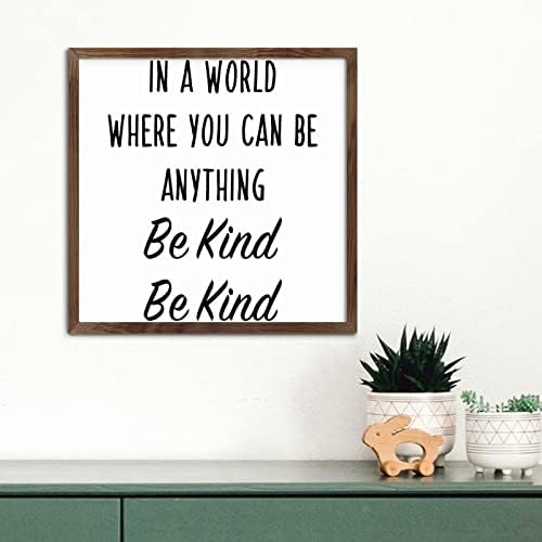 Encouragement Motivational Wooden Wall Sign 12x12in