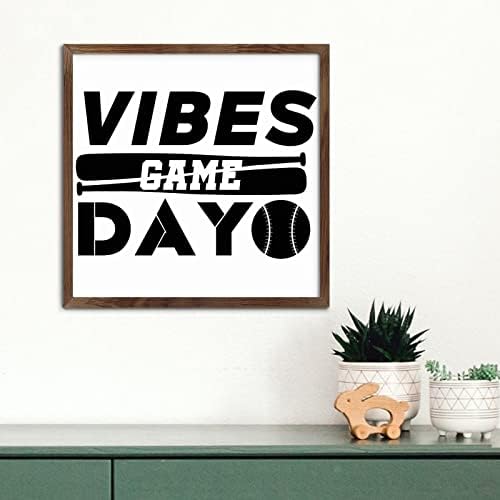 Nintydays Inspirational Wooden Wall Decor Sign 12x12 Inch