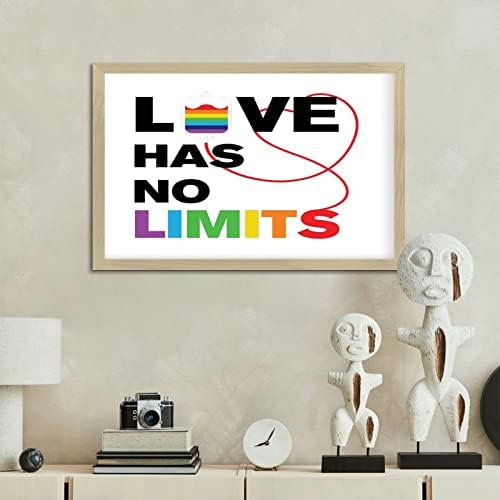 Love Has No Limits Wooden Wall Decor Sign 8x12in