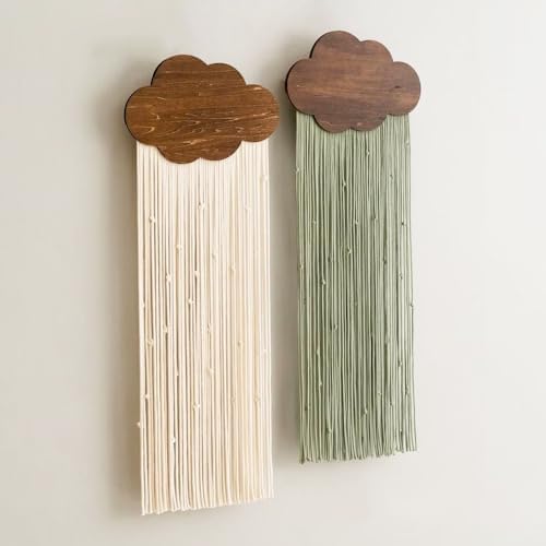 BYVUTE Cloud Bohemian Macrame Wall Hanging Decor