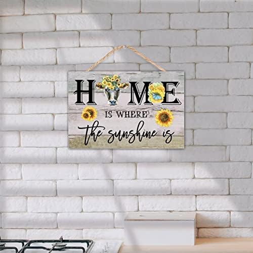 Wooden Cow Wall Decor Sign 8x12 Inch Farmhouse Style