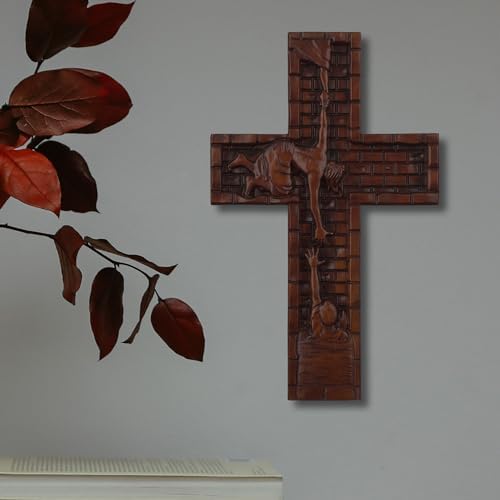 Texphw Wood Cross - 10in Christian Wall Decor