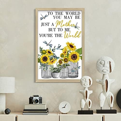 Sunflower Decorative Wood Sign for Bedroom and Nursery