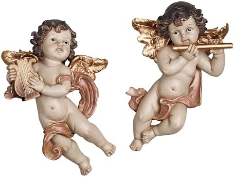 Dulcet Sounds Wall Plaque Set Gold Set of Two
