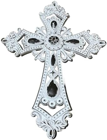 Comfy Hour Faith and Hope Hollow Turquoise Wall Cross