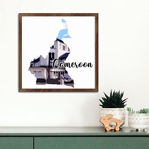Wooden Framed Sign for Home Wall Decor