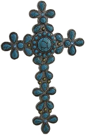 Zeckos Divine Flower Wall Cross Decor