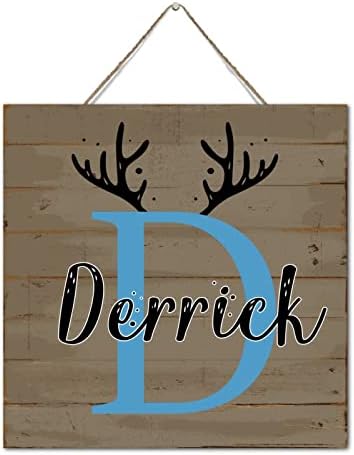 Funny Home Decor Wooden Plaque Sign with Custom Family Name