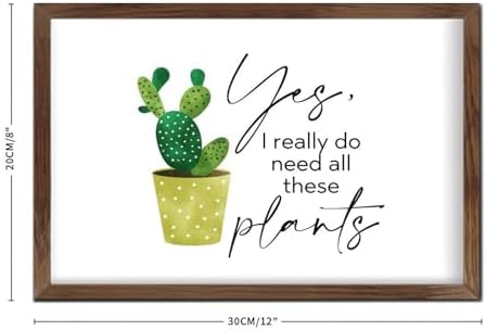 Rustic Decor Wooden Wall Sign with Funny Garden Quotes