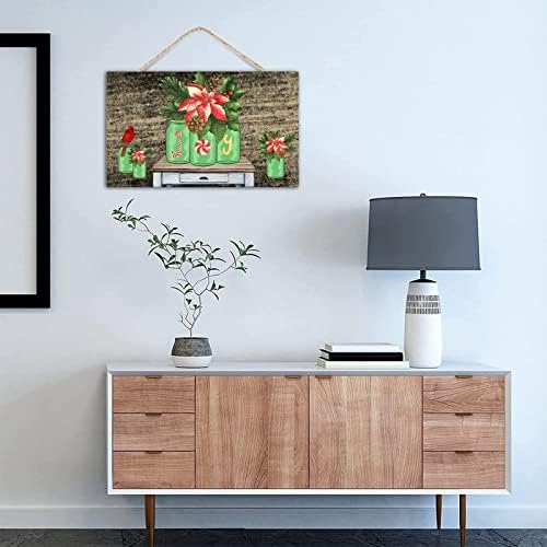 TEANFUN Christmas Wall Sign 12x20 Inch