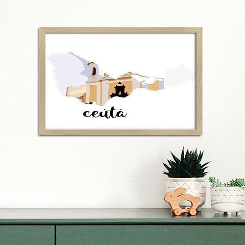 Modern Framed Wooden Sign for Home Decor