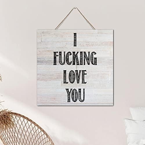 Autravelco Rustic Wall Art 12x12 Inch Wooden Sign