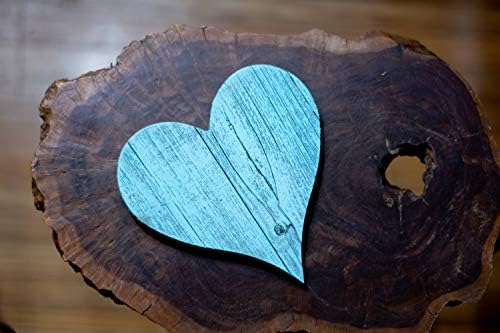 Rustic Farmhouse Wood Heart Wall Decor 6 Inch