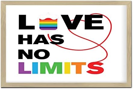 Love Has No Limits Wooden Wall Decor Sign 8x12in