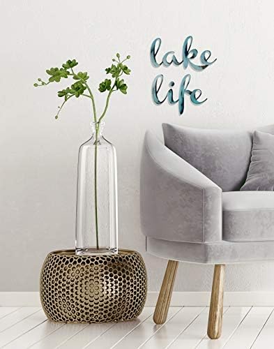 Letter2Word Wall Decor Lake Life Script Art