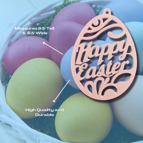 FRESHe Happy Easter Pink Door Wall Sign