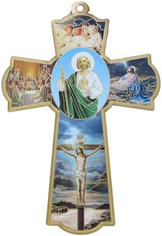 Needzo St Joseph Wall Cross Hanging Decoration 775 Inches