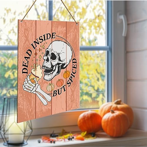 Fall Wood Wall Decor with Spiced Pumpkin Design