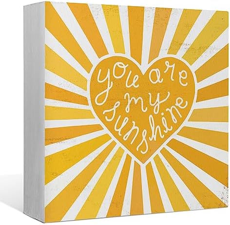 You Are My Sunshine Wooden Box Sign Decor
