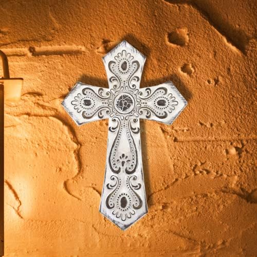 Comfy Hour Faith and Hope White Totem Wall Cross