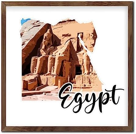 Wood Framed Sign 12x12in for Home Room Decor