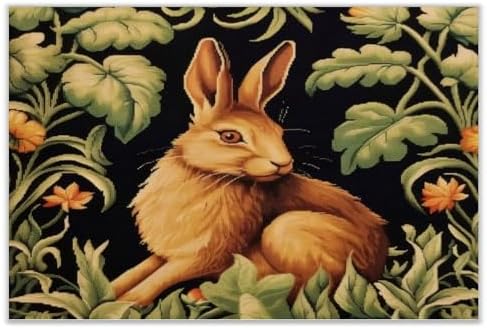 Rabbit Forest Hares Wood Pallet Wall Art Decor Sign