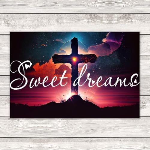 Personalized Wood Plank Hanging Sign Sweet Dreams Custom Wall Art