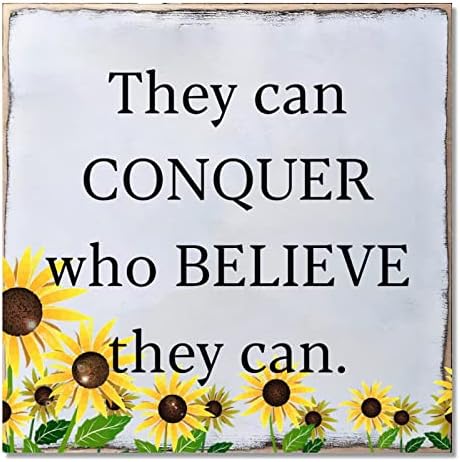 Sunflower Signs for Home Decor Inspirational Wall Art
