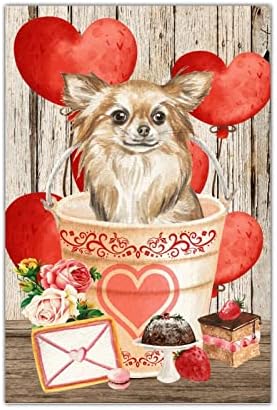 Wooden Heart Wedding Sign 8x12in Rustic Decor Plaque