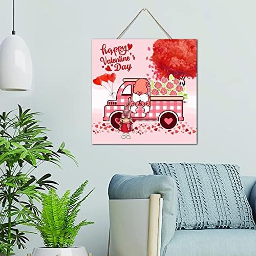 Valentines Day Gnome Wall Decoration Sign