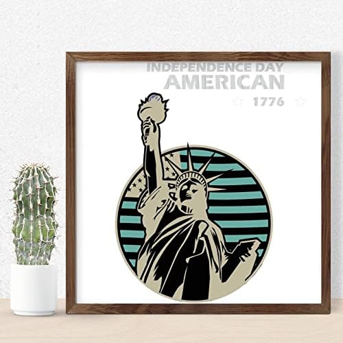 Statue of Liberty 4th of July Wall Decor Sign