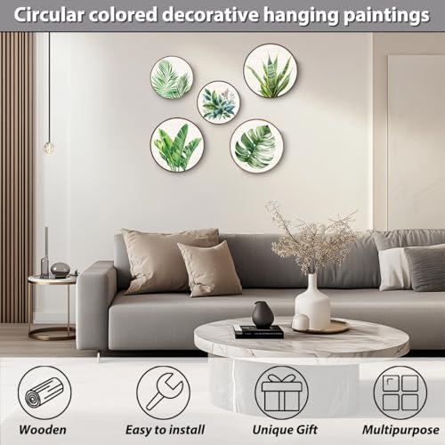 CSHVJ 5 Piece Botanical Wall Art Decor