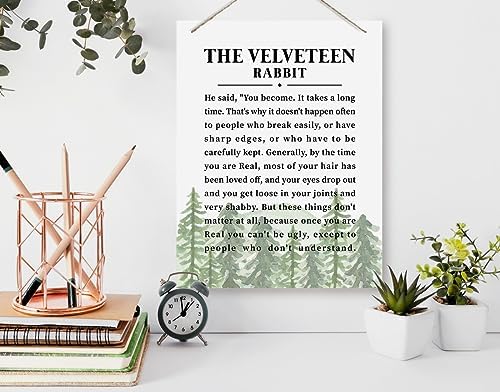 Inspirational Wall Decor with Motivational Quote - You Become