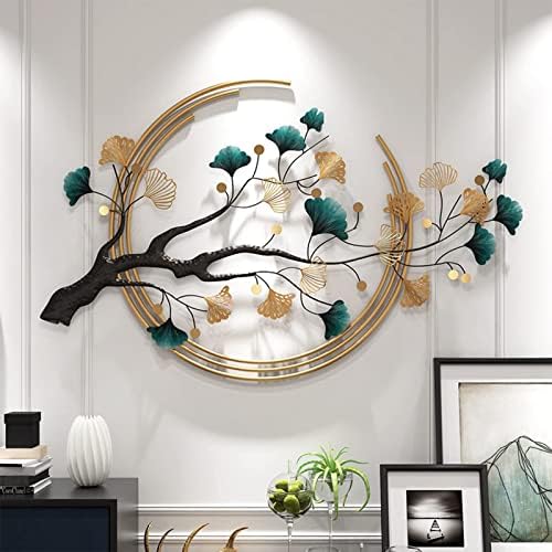 Umbifa Ginkgo Leaf 3D Metal Wall Decor Sculpture