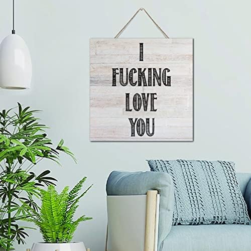 Autravelco Rustic Wall Art 12x12 Inch Wooden Sign