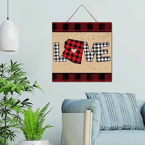 Rustic Wood Pallet Wall Plaque Sign 12x12 Inch