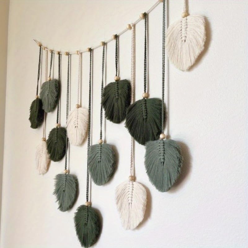 Kaket Boho Leaves Garland Wall Art Decor