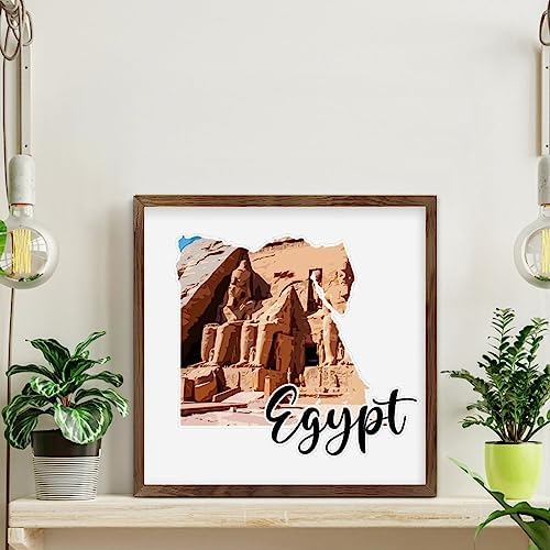 Wood Framed Sign 12x12in for Home Room Decor