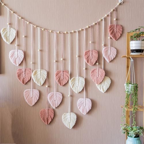 Kaket Boho Leaves Garland Wall Art Decor