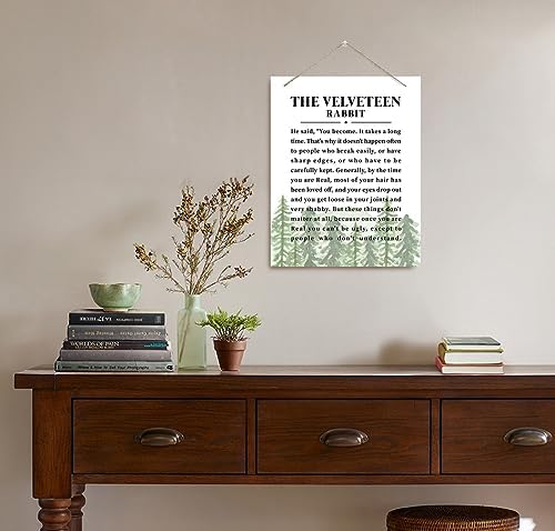 Inspirational Wall Decor with Motivational Quote - You Become
