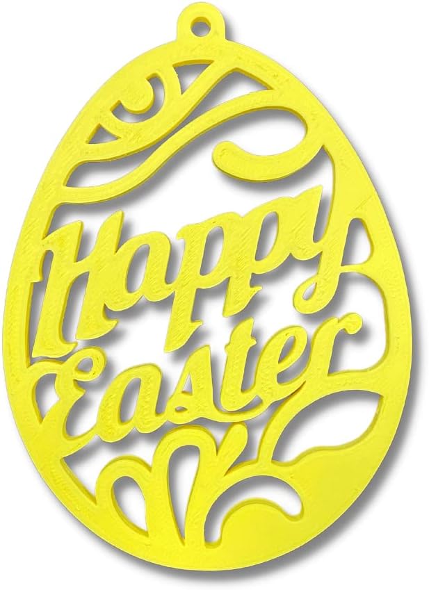 FRESHe Happy Easter Yellow Door Sign
