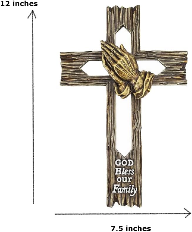 Comfy Hour Faith and Hope Wall Cross Decoration