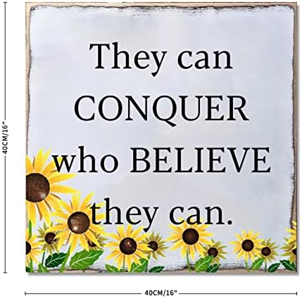 Sunflower Signs for Home Decor Inspirational Wall Art