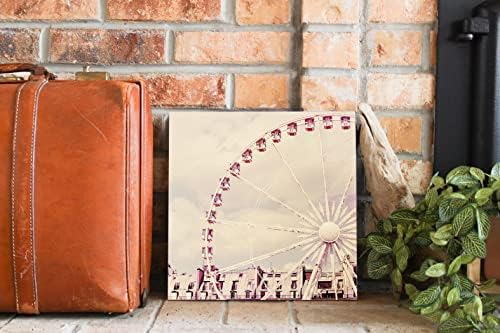 Paris Parfait Wood Plaque 12x12 Wall Hanging